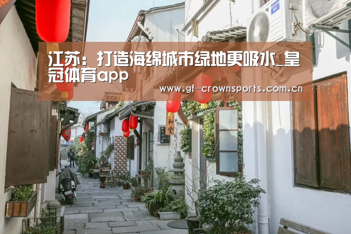 江苏:打造海绵城市绿地更吸水_皇冠体育app(图3) 皇冠体育app